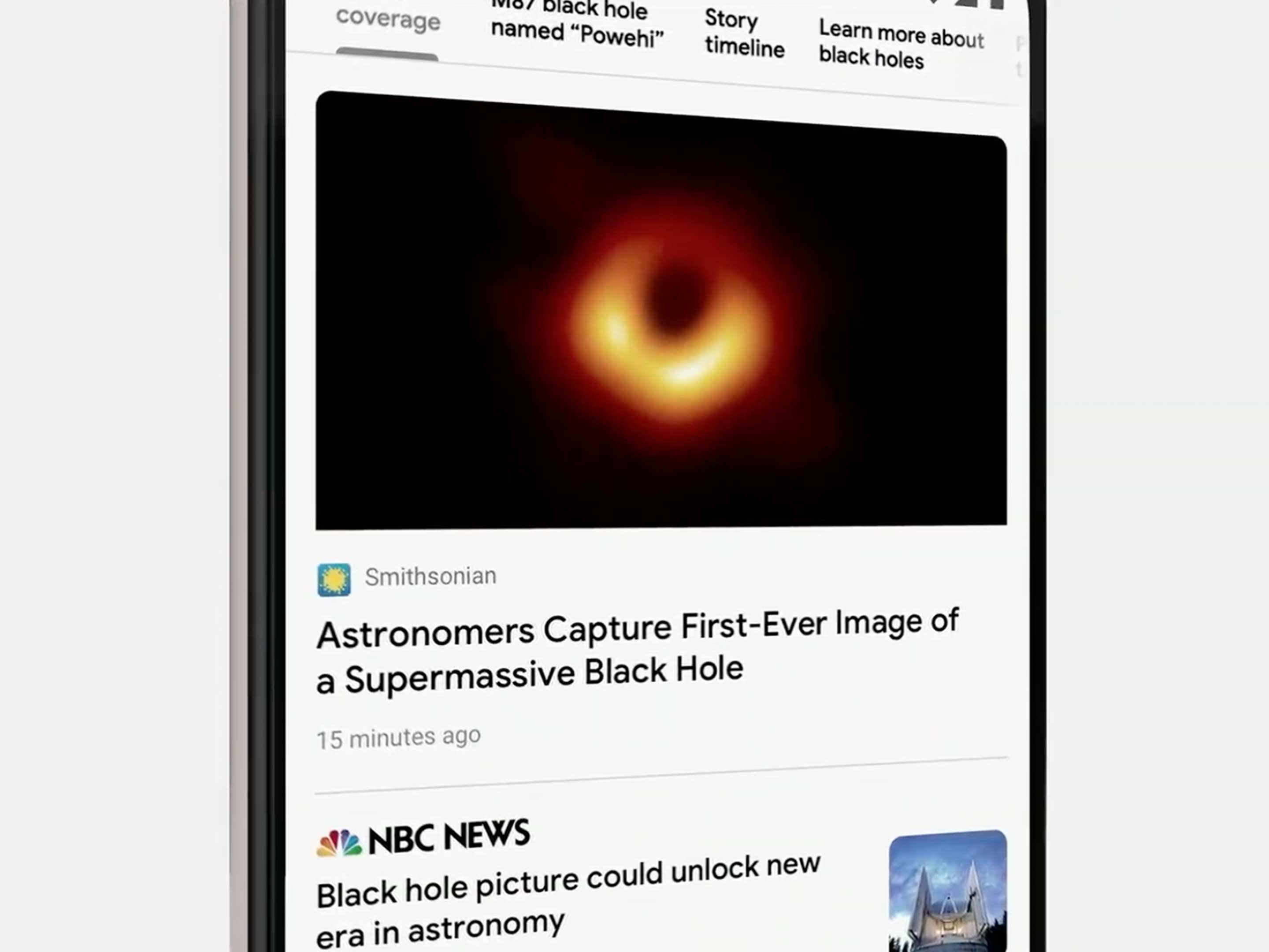 Google Top Stories Tabs