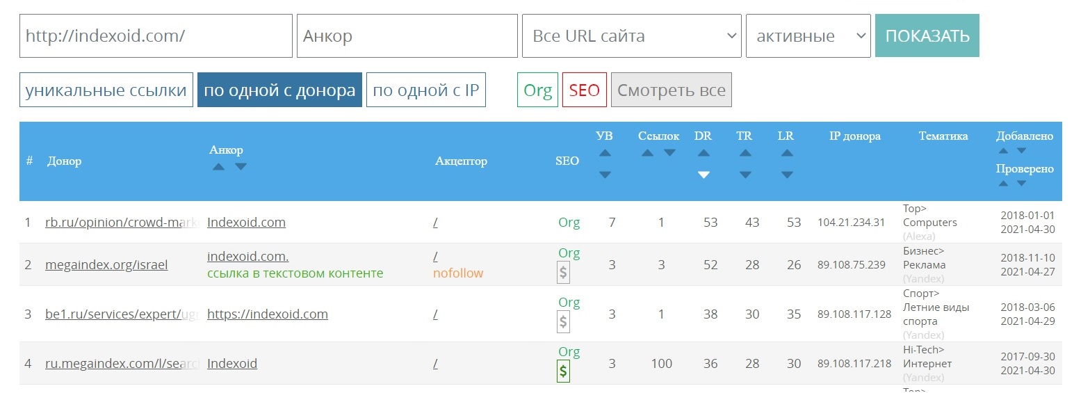 внешние ссылки