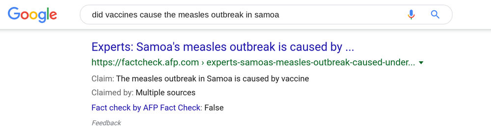 Fact Check Explorer - Тренды в Google